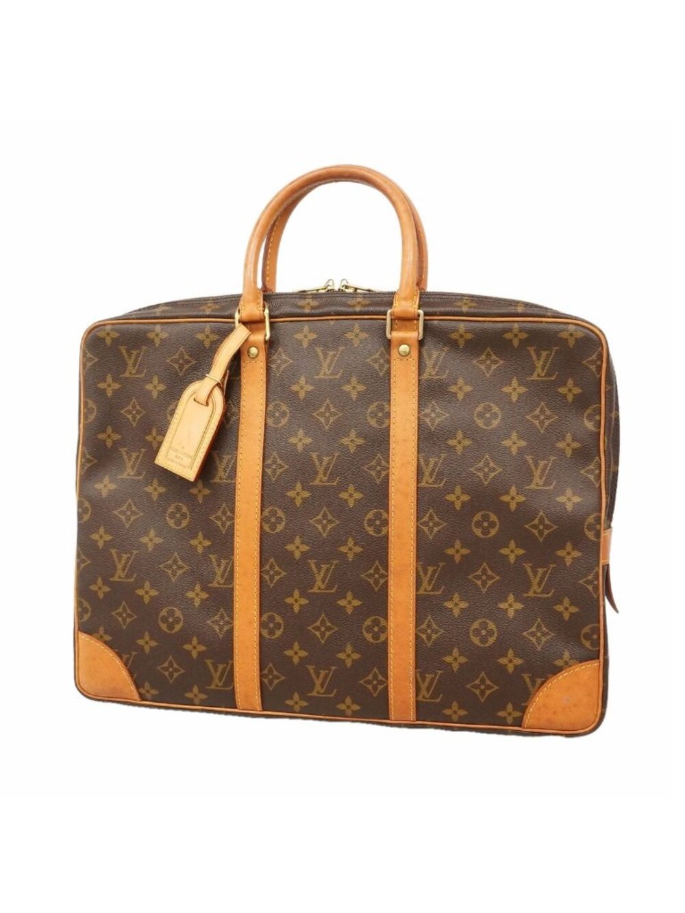 Louis Vuitton Business Bag Monogram Porte Documents Voyage Brown